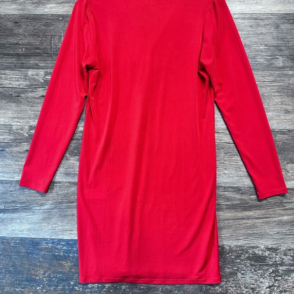 Michael Kors Red Long Sleeve Dress - Picture 2 of 7